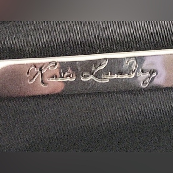 Kate Landry Croc Embossed Clutch Crossbody - Picture 4 of 7